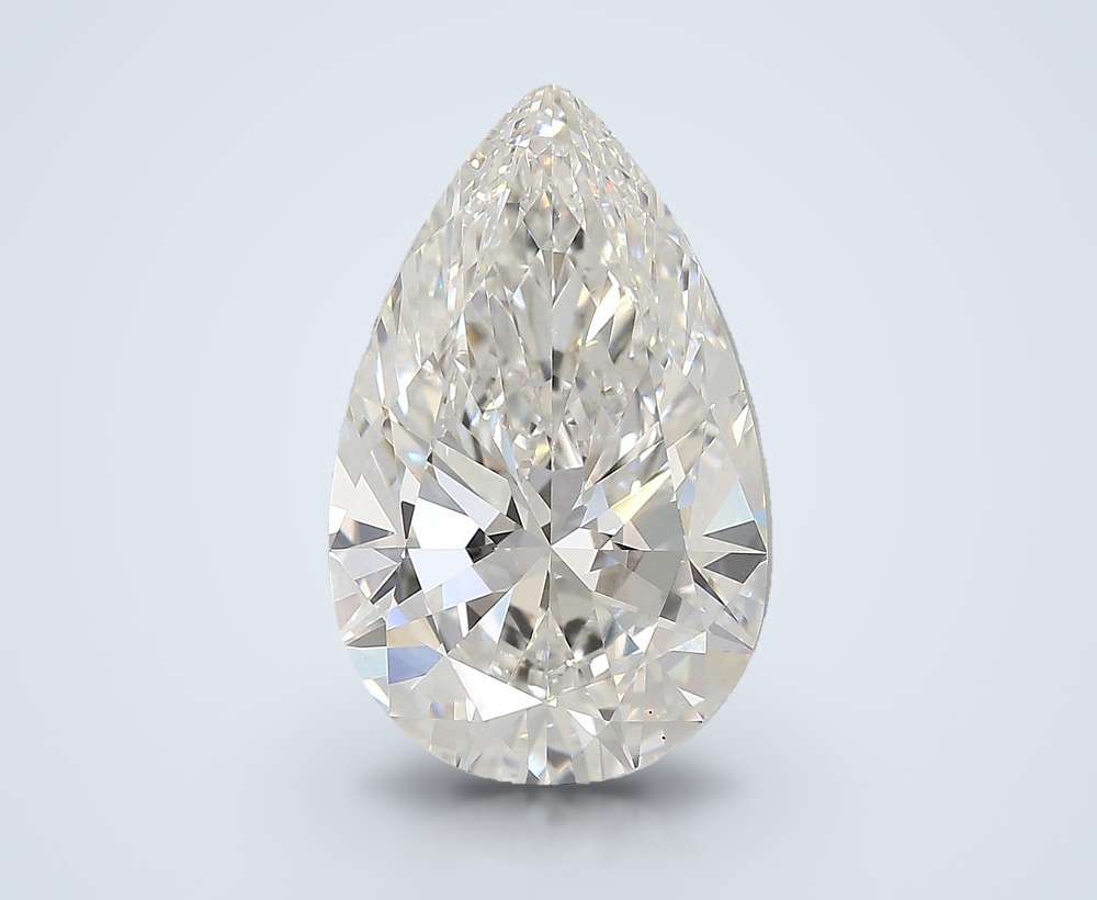 6.22ct E VS1 Rare Carat Ideal Cut Pear Lab Grown Diamond