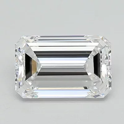 1.39ct D VVS2 Excellent Cut Emerald Lab Grown Diamond