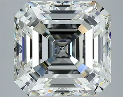 5.01ct I VS1 Rare Carat Ideal Cut Asscher Diamond