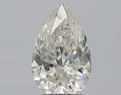 2.52ct H SI2 Rare Carat Ideal Cut Pear Diamond