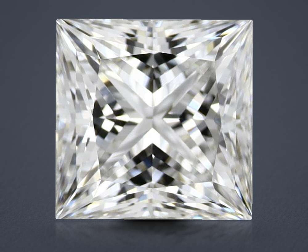 1.85ct E VVS1 Rare Carat Ideal Cut Princess Lab Grown Diamond
