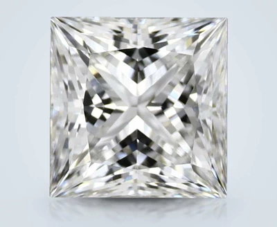 1.85ct E VVS1 Rare Carat Ideal Cut Princess Lab Grown Diamond