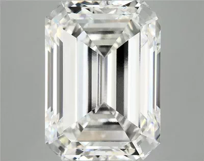 14.16ct F VVS2 Rare Carat Ideal Cut Emerald Lab Grown Diamond