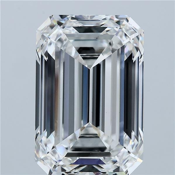 20.83ct F VS1 Rare Carat Ideal Cut Emerald Lab Grown Diamond