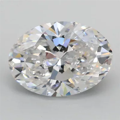 3.02ct E VS1 Rare Carat Ideal Cut Oval Lab Grown Diamond