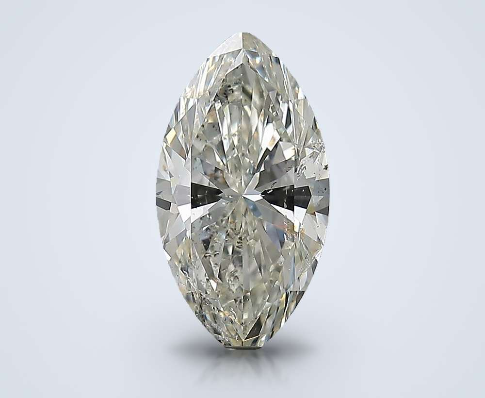 2.01ct K SI2 Rare Carat Ideal Cut Marquise Diamond