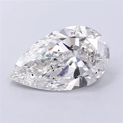 2.01ct E SI1 Very Good Cut Pear Lab Grown Diamond