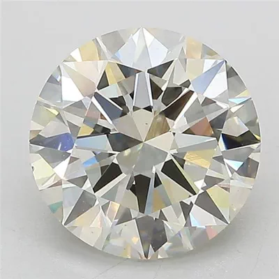 3.02ct J VS1 Excellent Cut Round Lab Grown Diamond