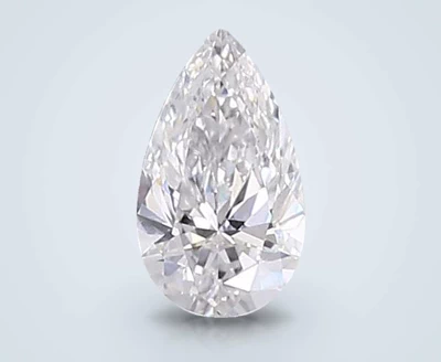 0.93ct E VS1 Rare Carat Ideal Cut Pear Lab Grown Diamond