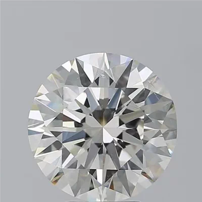 5.01ct J SI1 Rare Carat Ideal Cut Round Diamond