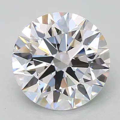 2.47ct F IF Rare Carat Ideal Cut Round Lab Grown Diamond