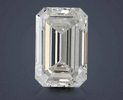 1.01ct F SI1 Rare Carat Ideal Cut Emerald Lab Grown Diamond