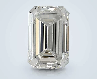 1.01ct F SI1 Rare Carat Ideal Cut Emerald Lab Grown Diamond