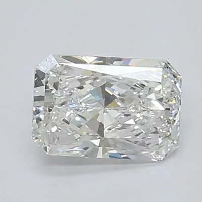 0.92ct D VVS2 Rare Carat Ideal Cut Radiant Lab Grown Diamond