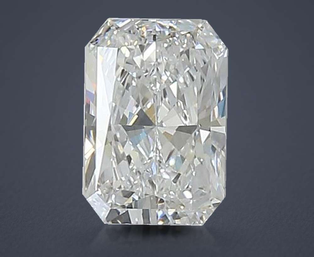 0.92ct D VVS2 Rare Carat Ideal Cut Radiant Lab Grown Diamond