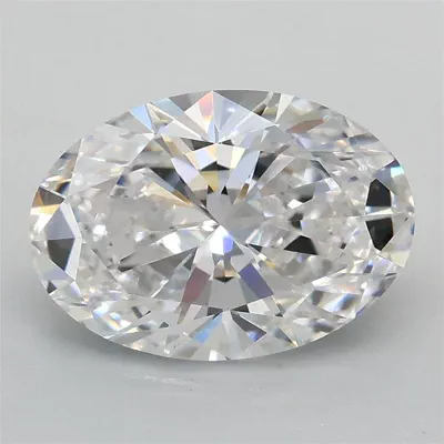 2.07ct D VS1 Rare Carat Ideal Cut Oval Lab Grown Diamond