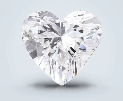 10.08ct E VVS2 Rare Carat Ideal Cut Heart Lab Grown Diamond