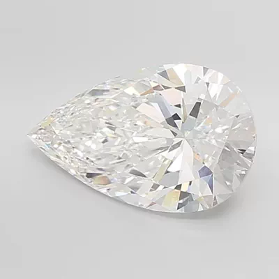10.04ct F VS1 Very Good Cut Pear Lab Grown Diamond