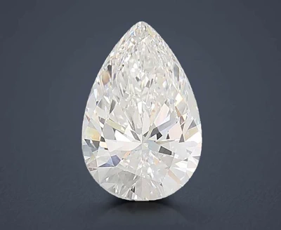 10.04ct F VS1 Very Good Cut Pear Lab Grown Diamond