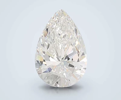 10.04ct F VS1 Very Good Cut Pear Lab Grown Diamond