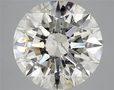 10.14ct K SI2 Rare Carat Ideal Cut Round Diamond