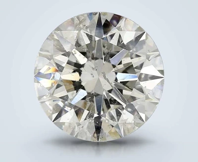 10.14ct K SI2 Rare Carat Ideal Cut Round Diamond