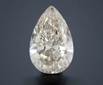 3.31ct K VS2 Rare Carat Ideal Cut Pear Diamond