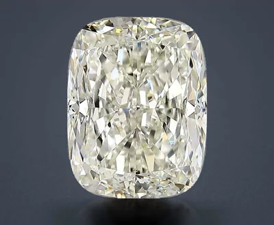 4.03ct K SI1 Rare Carat Ideal Cut Cushion Diamond