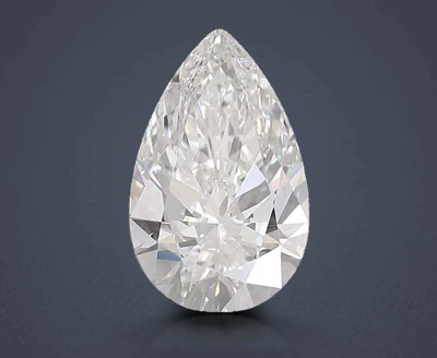 2.57ct E VS1 Rare Carat Ideal Cut Pear Lab Grown Diamond