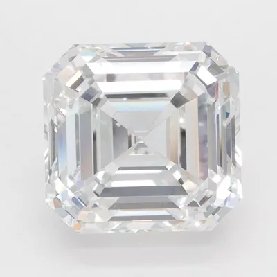 4.00ct D VVS2 Rare Carat Ideal Cut Asscher Lab Grown Diamond