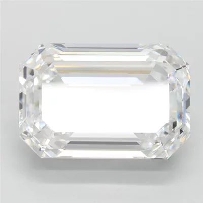 4.53ct F VS1 Rare Carat Ideal Cut Emerald Lab Grown Diamond