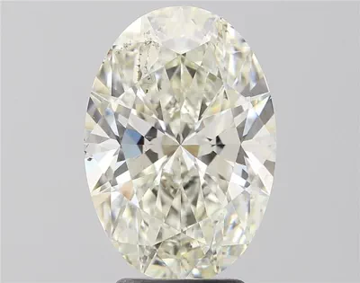 3.50ct K SI2 Rare Carat Ideal Cut Oval Diamond