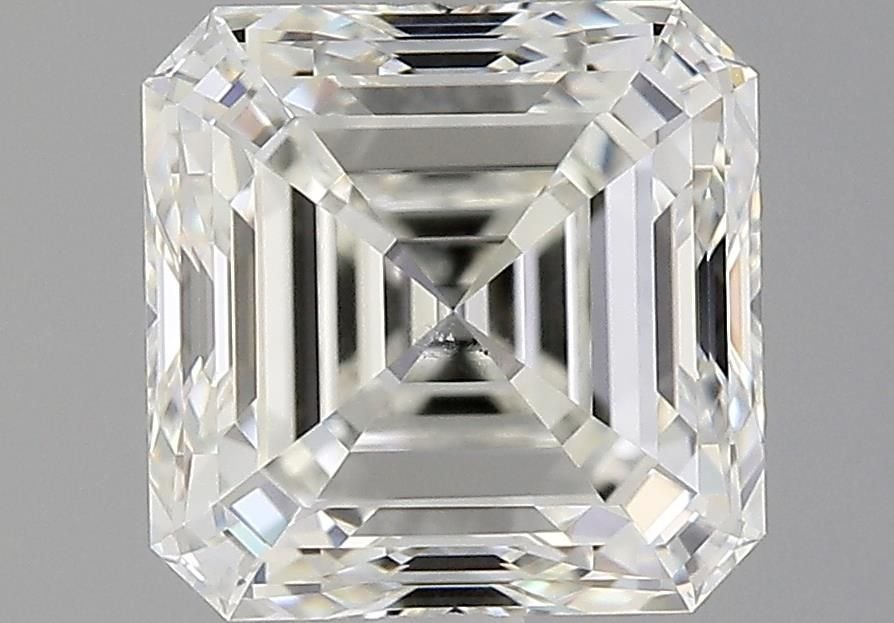 4.02ct J SI1 Rare Carat Ideal Cut Asscher Diamond
