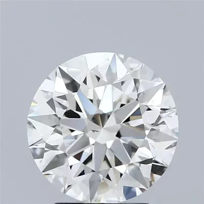 2.71ct K VS2 Rare Carat Ideal Cut Round Diamond