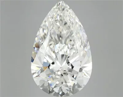 11.77ct F VVS2 Rare Carat Ideal Cut Pear Lab Grown Diamond