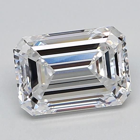 1.59ct D VS1 Excellent Cut Emerald Lab Grown Diamond