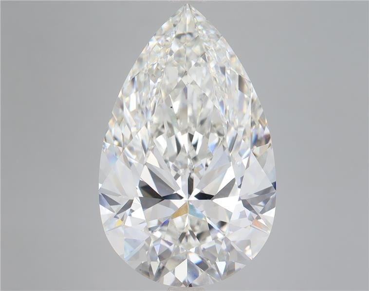 12.08ct F VS1 Rare Carat Ideal Cut Pear Lab Grown Diamond