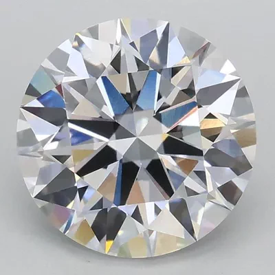2.02ct D VVS2 Rare Carat Ideal Cut Round Lab Grown Diamond
