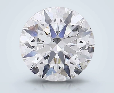 3.07ct E SI1 Rare Carat Ideal Cut Round Lab Grown Diamond