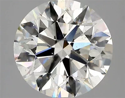 3.02ct J SI2 Rare Carat Ideal Cut Round Diamond