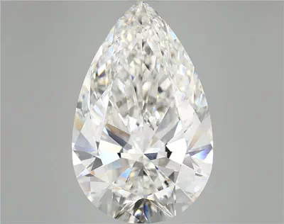 12.31ct F VVS2 Rare Carat Ideal Cut Pear Lab Grown Diamond