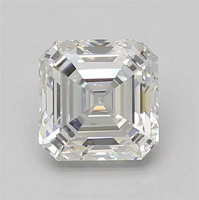 1.89ct E VS2 Rare Carat Ideal Cut Asscher Lab Grown Diamond