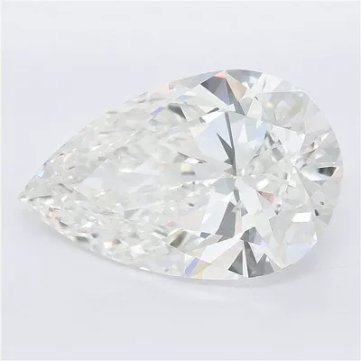 13.04ct F VVS2 Rare Carat Ideal Cut Pear Lab Grown Diamond