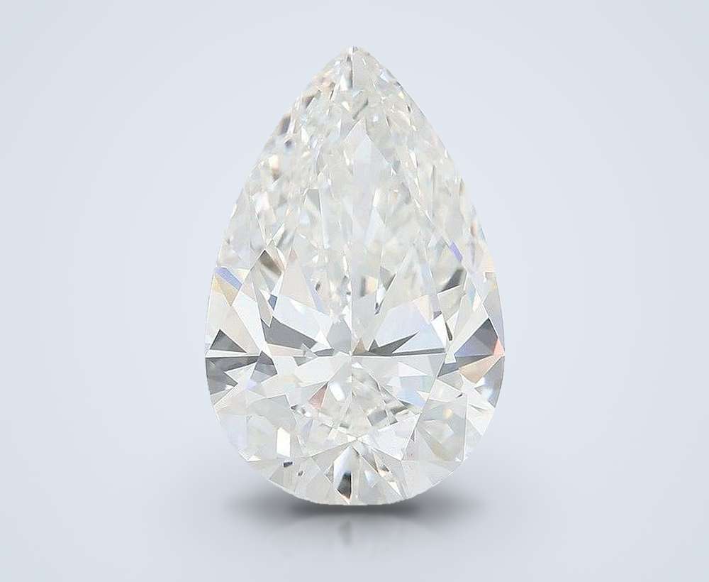 13.04ct F VVS2 Rare Carat Ideal Cut Pear Lab Grown Diamond