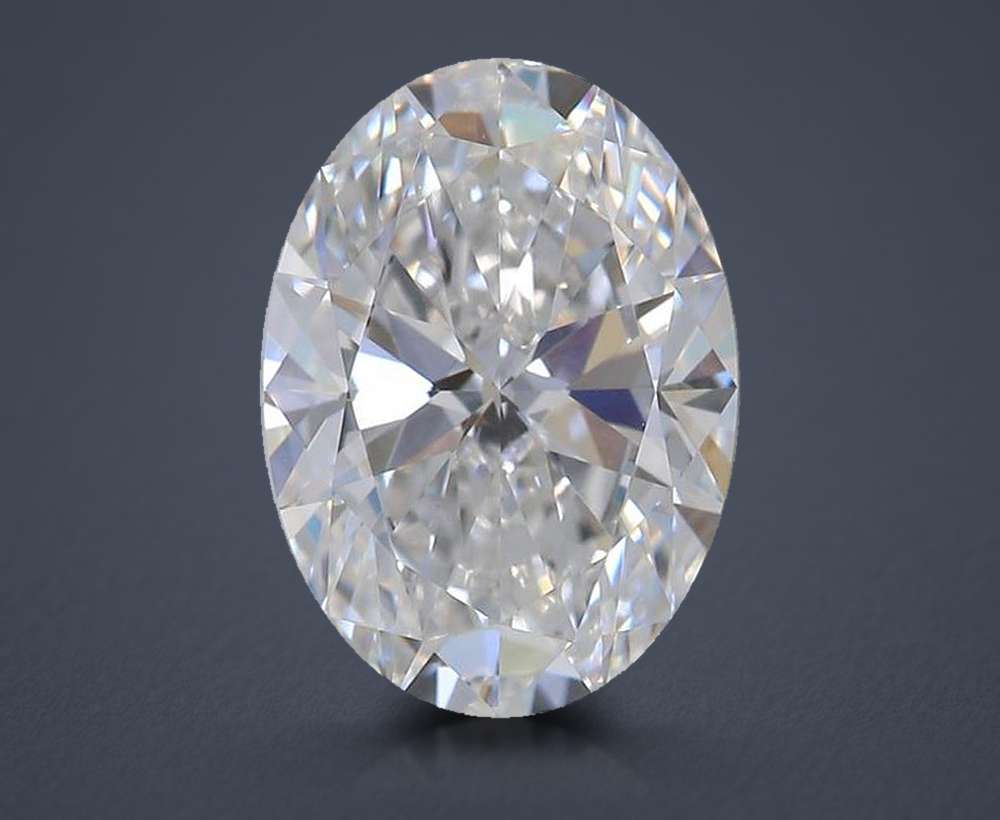 2.05ct E VS1 Rare Carat Ideal Cut Oval Lab Grown Diamond