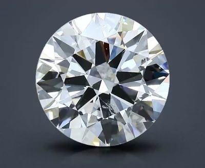 3.69ct E SI2 Rare Carat Ideal Cut Round Diamond