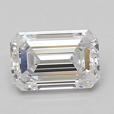 1.32ct D VS1 Excellent Cut Emerald Lab Grown Diamond