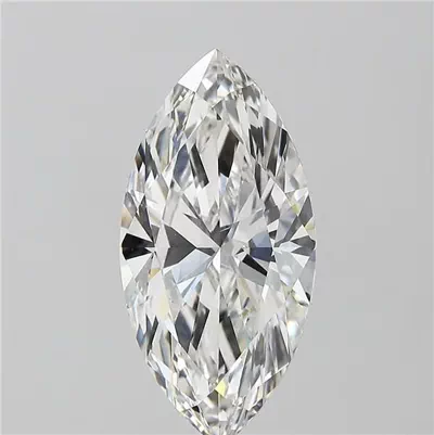 5.19ct F VS1 Rare Carat Ideal Cut Marquise Lab Grown Diamond