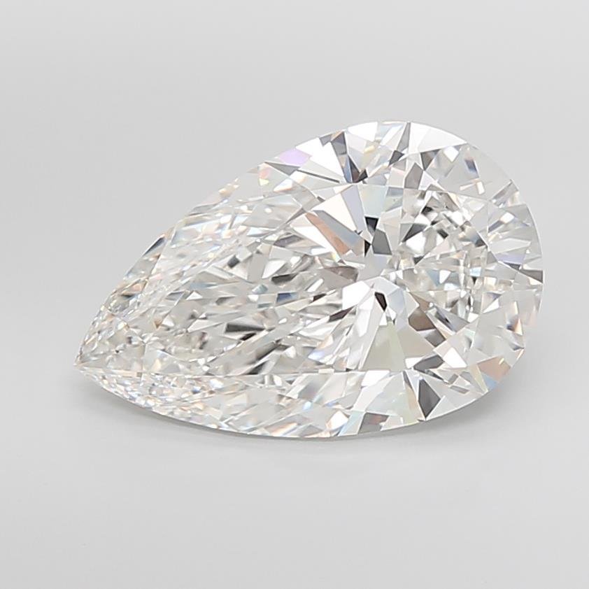 10.03ct G VVS2 Rare Carat Ideal Cut Pear Lab Grown Diamond