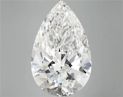 12.60ct F VVS2 Rare Carat Ideal Cut Pear Lab Grown Diamond